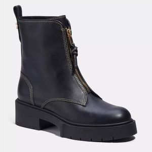 COACH Liza Leather Boots
